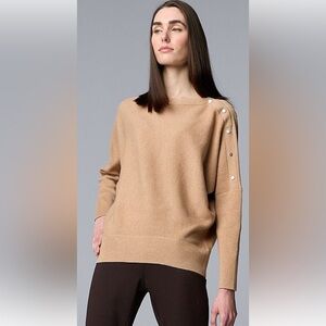 Simply‎ Vera Vera Wang Camel Knit Top